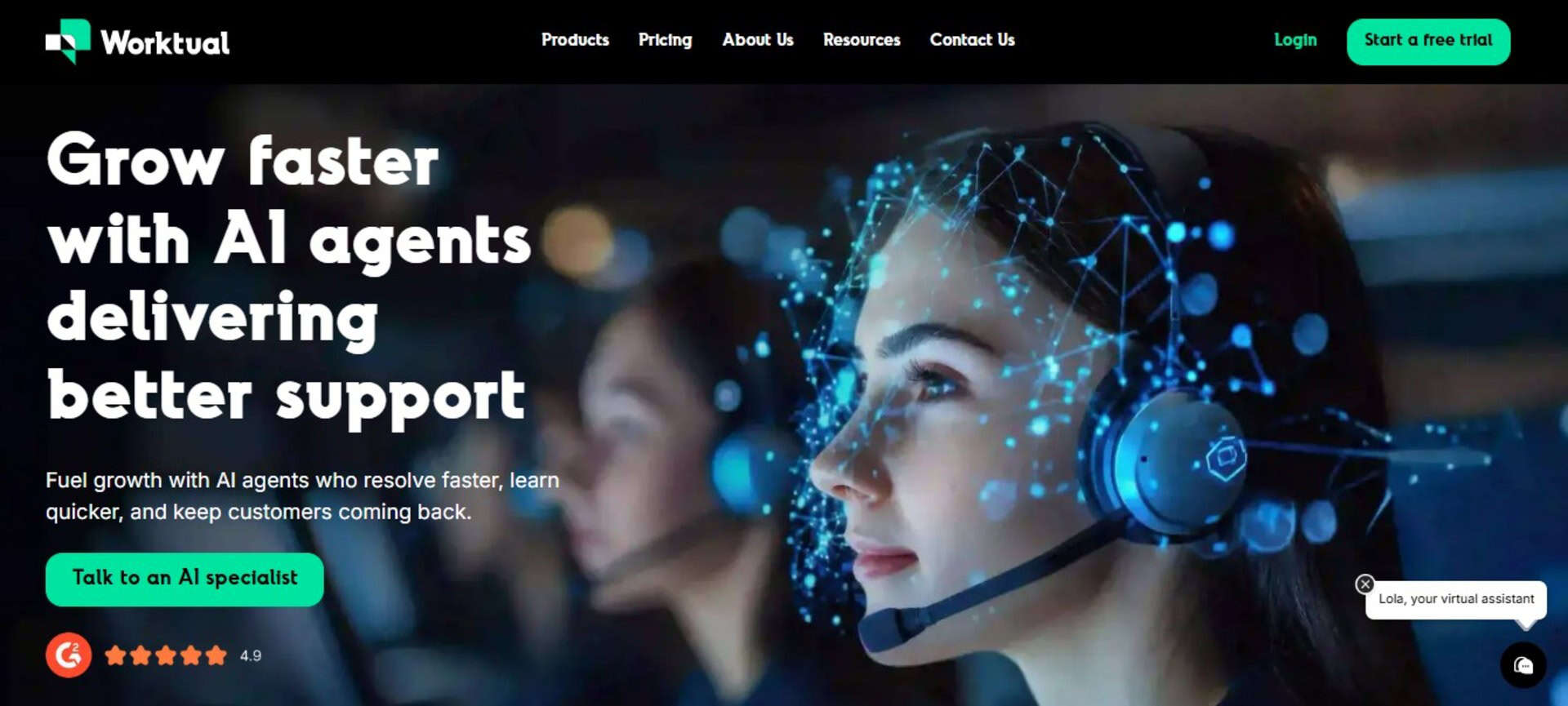 Worktual lead generation chatbots